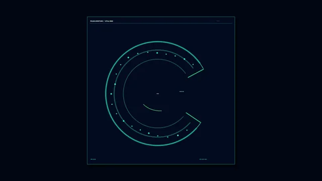 Circular Target Acquisition Telemetry HUD 4K Sci-Fi Wallpaper