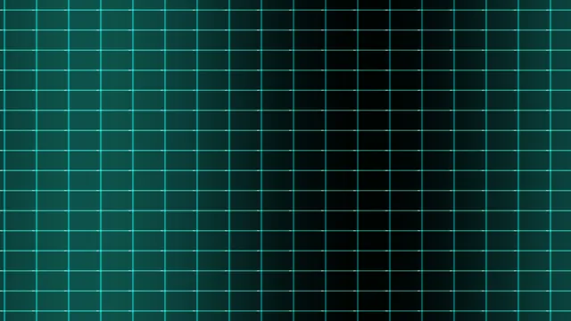 Glowing Teal Geometric Grid on Dark Background 4K Wallpaper