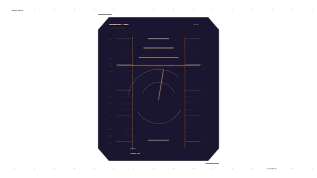 Crossing Density Ladder HUD with Circular Gauge, 4K Sci-Fi Wallpaper