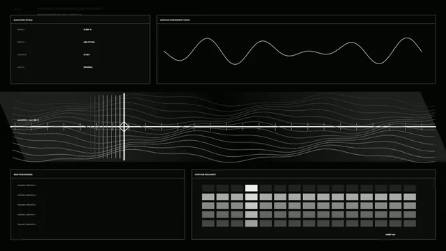 Sci-Fi Terrain Cartography HUD with Elevation Telemetry and Contour Scanner