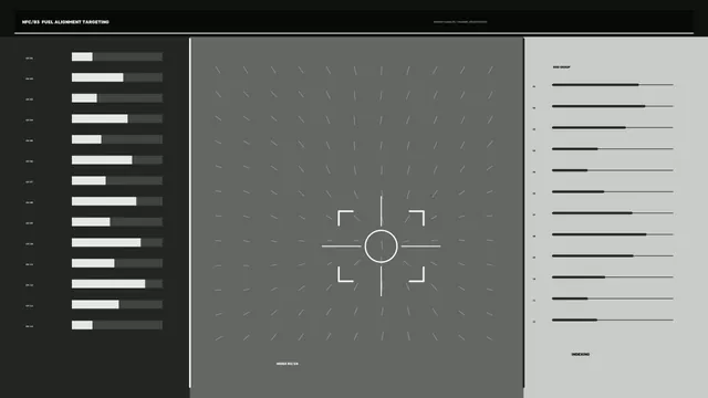 Fuel Alignment Targeting HUD with Radial Scanner and Channel Telemetry