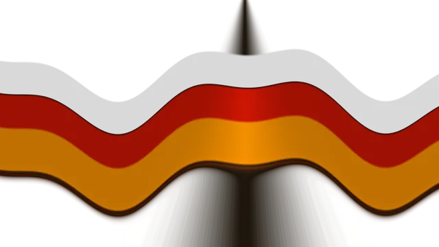 German Flag Black Red Gold Curved Bands 4K Wallpaper