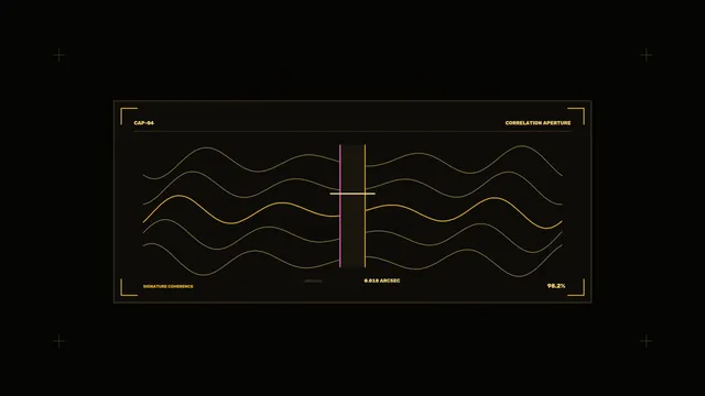 Sci-Fi Correlation Scanner HUD with Waveform Telemetry 4K Wallpaper