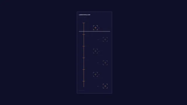 Vertical Reticle Ladder HUD 4K Sci-Fi Wallpaper