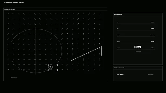 Monochrome Sci-Fi HUD Telemetry Dashboard 4K Wallpaper