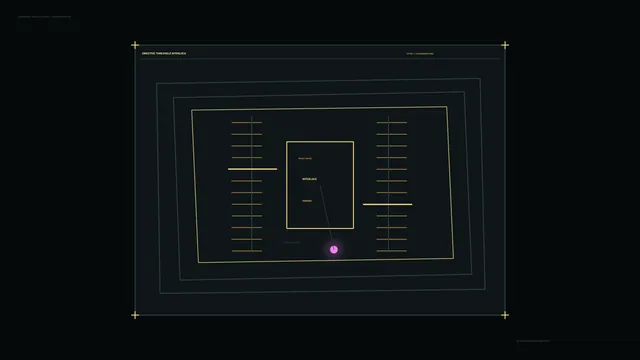 Sci-Fi Directive Threshold Interlock HUD 4K Wallpaper