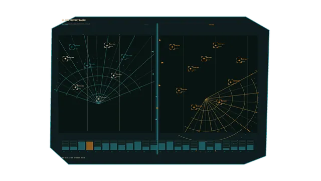 Contact Radar HUD with Target Boxes 4K Sci-Fi Wallpaper