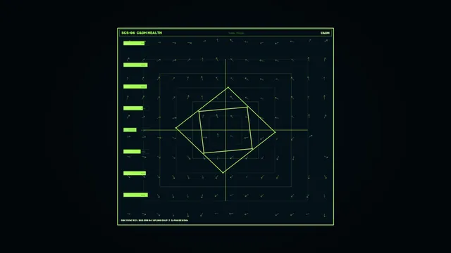 Spacecraft Command and Data Health HUD — 4K Sci-Fi Wallpaper