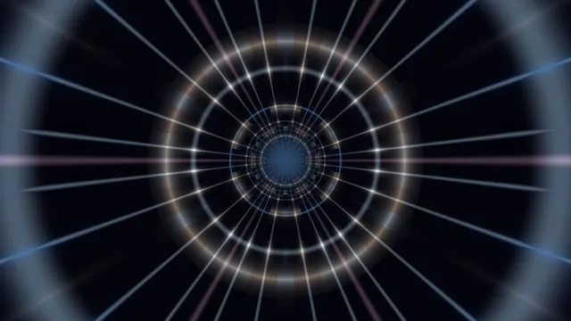 Glowing Concentric Portal Tunnel 4K Wallpaper