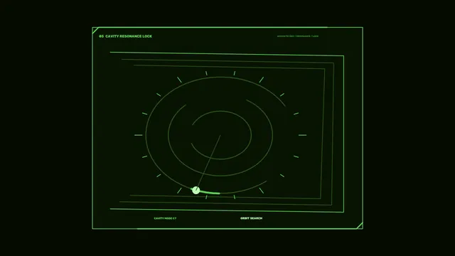 Green Acoustic Resonance HUD Scanner 4K Wallpaper