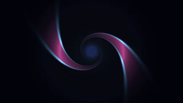 Abstract Magenta Cyan Spiral Portal 4K Wallpaper