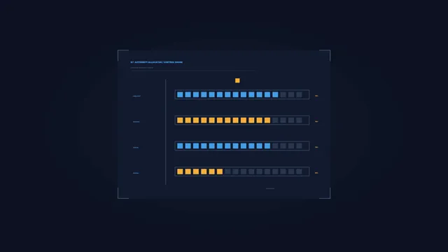 Sci-Fi Authority Allocation Telemetry HUD 4K Wallpaper