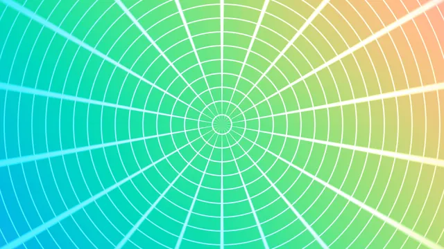 Colorful Radial Grid Gradient 4K Wallpaper