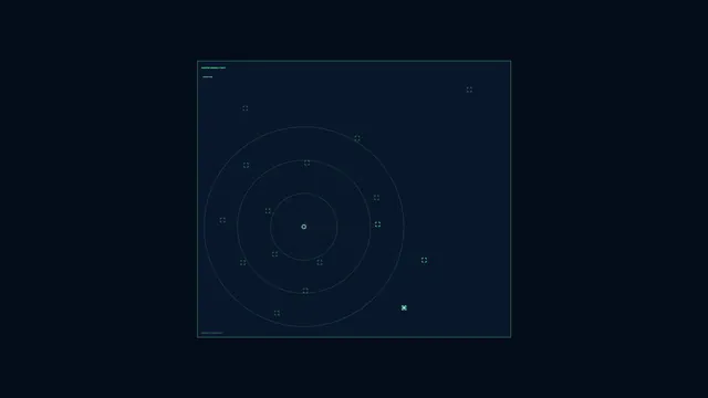 Futuristic Circular Radar HUD Interface 4K UHD Wallpaper