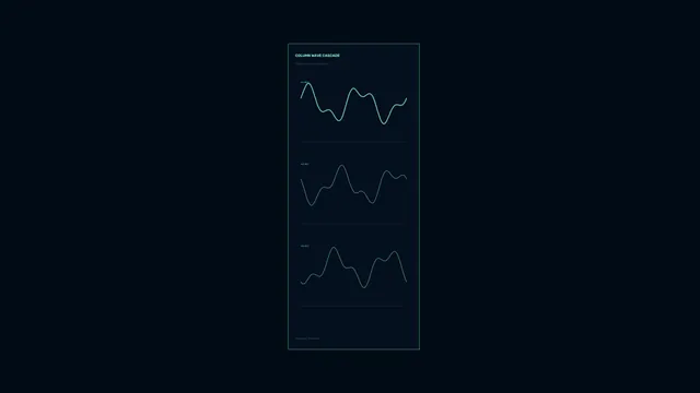 Vertical Waveform Telemetry HUD 4K Wallpaper