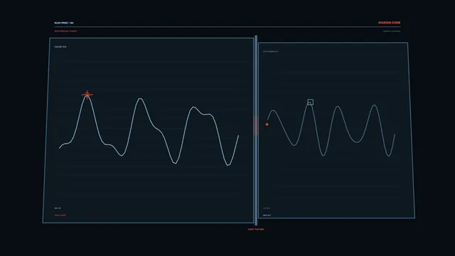 Election Forecast HUD Dashboard with Dual Graphs 4K Wallpaper