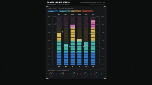 Charge Ladder Power Status HUD Dashboard 4K Sci-Fi Wallpaper