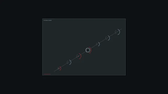 Data Anomaly Scanner HUD with Circular Telemetry Nodes – Free 4K Sci-Fi||||{