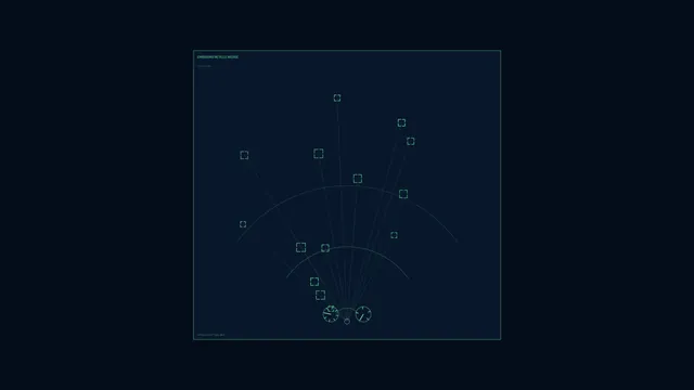 Emissions Telemetry Reticle HUD 4K Sci-Fi Wallpaper