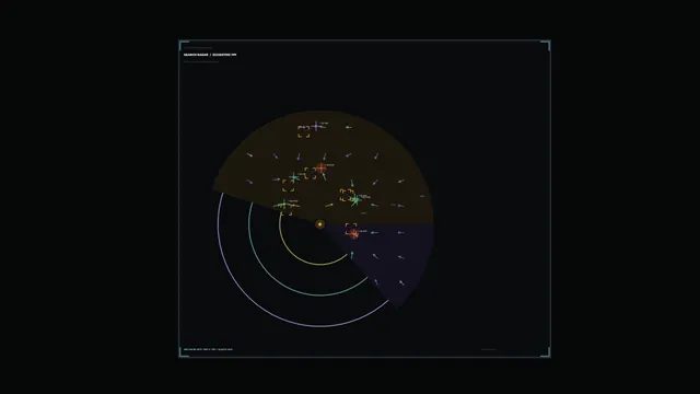 Sci-Fi Radar HUD Scanner 4K Wallpaper