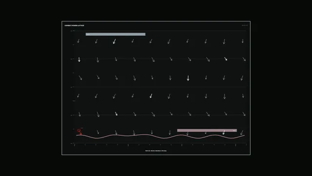 4K Sci-Fi Telemetry HUD Dashboard with Grid and Waveform