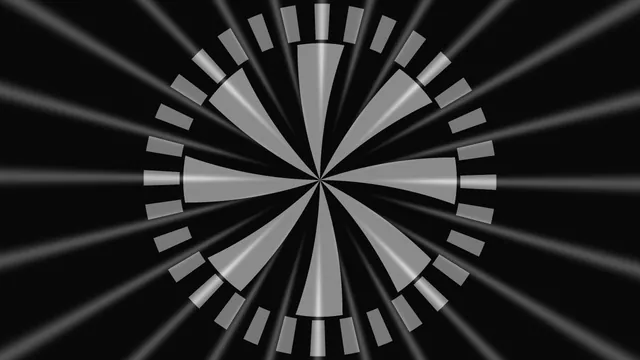Monochrome Radial Scanner HUD 4K Wallpaper
