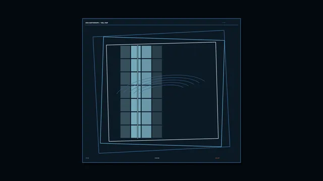 Cell Map Data Visualization HUD 4K Sci-Fi Wallpaper