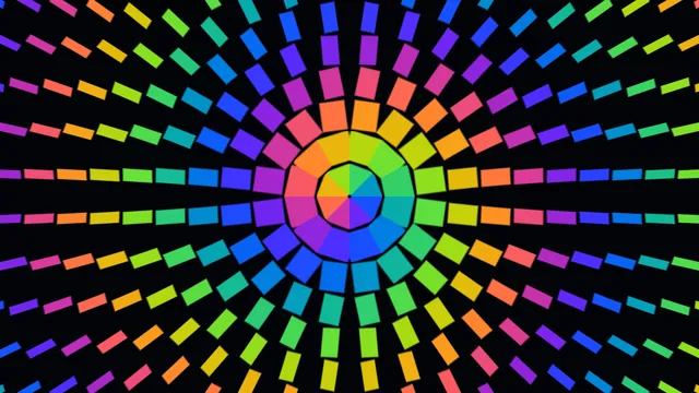 Vibrant Radial Geometric Burst 4K Wallpaper