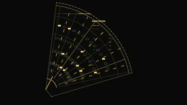 Sci-Fi Signal Analysis Radar HUD Wallpaper