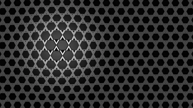Monochrome Hexagonal Scanner Grid 4K Wallpaper