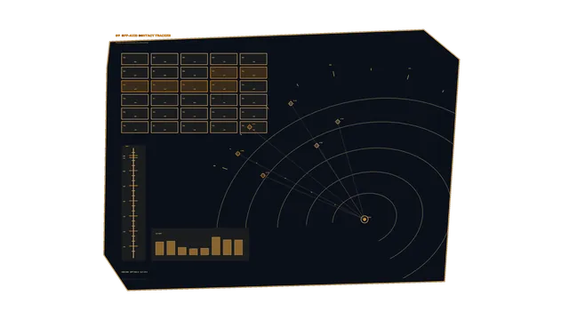 4K Sci-Fi Radar Scanner HUD Dashboard Wallpaper