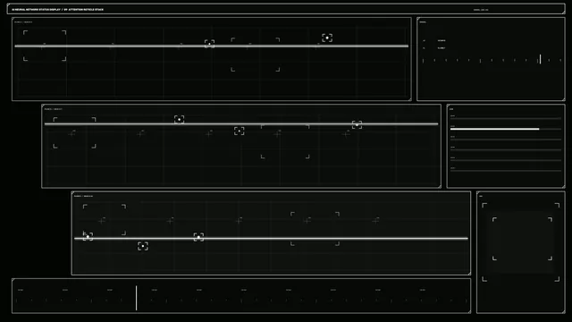 Minimal White-Line Sci-Fi HUD Telemetry Dashboard 4K Wallpaper