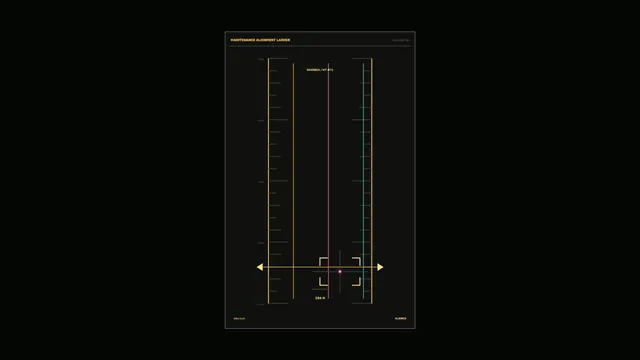 Industrial Maintenance Alignment HUD 4K Sci-Fi Wallpaper