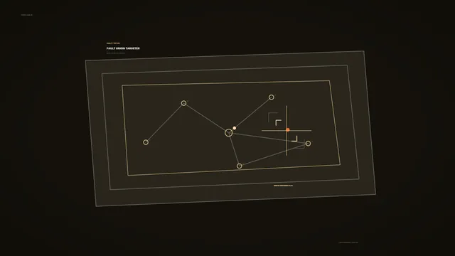 4K Sci-Fi Fault Diagnostic HUD Panel