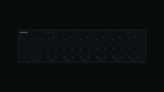 Lattice Grid Telemetry HUD 4K Sci-Fi Wallpaper