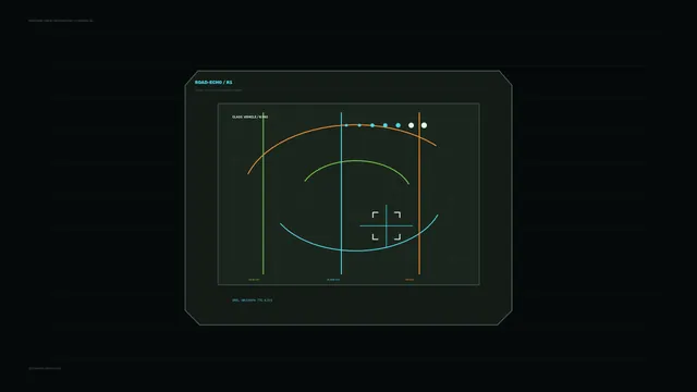 Sci-Fi Target Recognition HUD with Radar-Style Telemetry