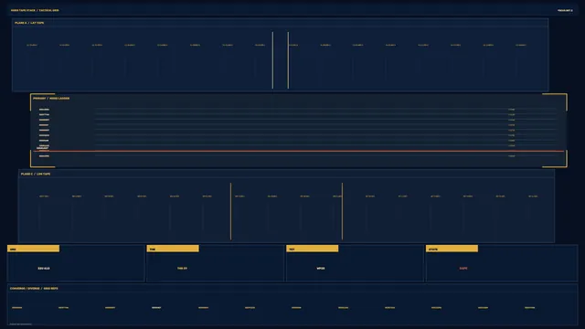 Fictional Sci-Fi Tactical Grid HUD 4K Wallpaper