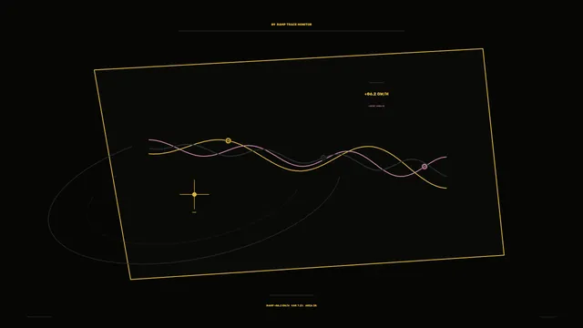 Sci-Fi Energy Statistics Graph HUD 4K Wallpaper