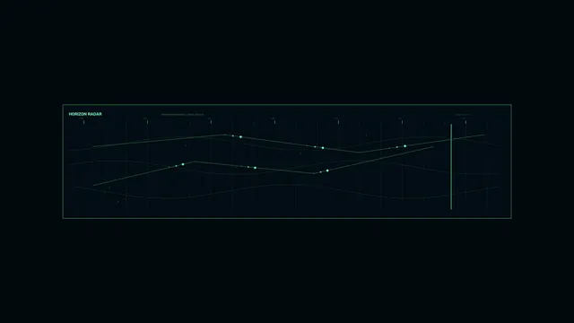 Horizon Radar Telemetry HUD 4K Wallpaper