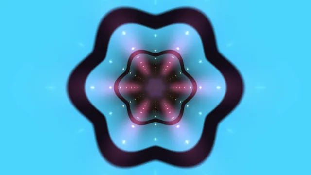Abstract Neon Cyan Purple Geometric Tunnel 4K Wallpaper