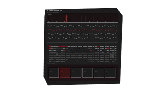 Sweep Return Analyzer Sci-Fi HUD Dashboard 4K Wallpaper