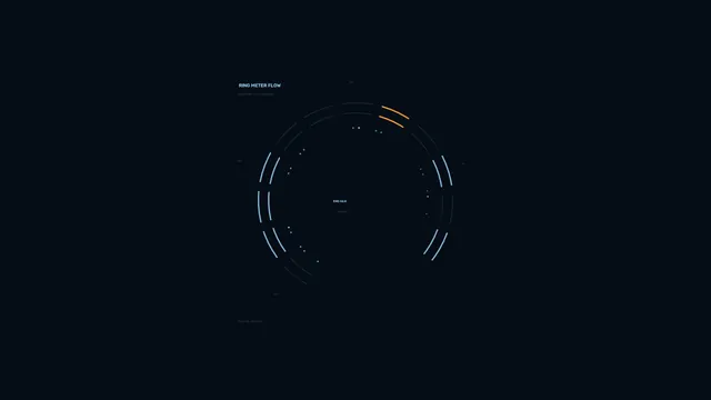 Circular Ring Meter Telemetry HUD Wallpaper