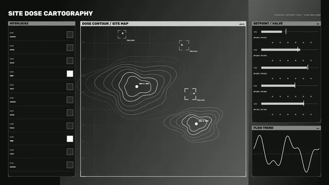 4K Site Dose Cartography HUD Wallpaper