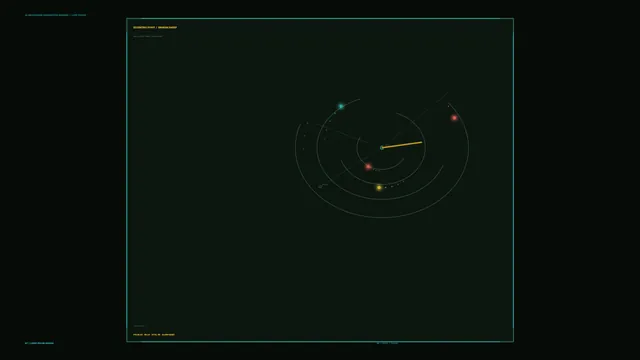 Circular Radar Diagnostic HUD 4K Wallpaper