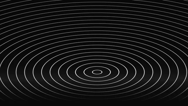 Monochrome Scanner Rings on Black – Free 4K Wallpaper