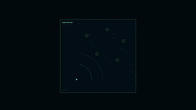 Green Network Telemetry HUD 4K Sci-Fi Wallpaper