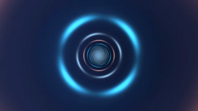 Circular Cyan Scanner HUD with Concentric Telemetry Rings – Free 4K Wallpaper