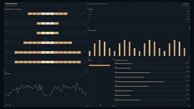 Doppler Sonar Signal Analysis HUD Wallpaper