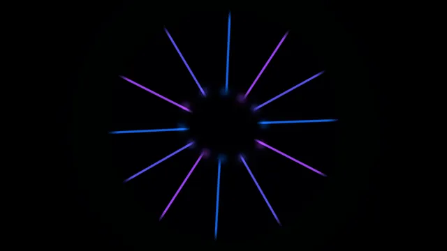 Radial Neon HUD Telemetry Interface 4K Wallpaper