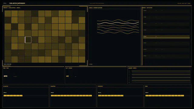 Nuclear Energy Production HUD Dashboard 4K Wallpaper